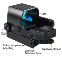 Optiques de visée point rouge tactiques série HD119 avec laser rouge pour rail de 20 mm
