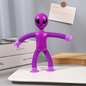 Juguete telescópico alienígena con ventosa, disponible en stock - juguete único, que cambia de forma y se estira - divertido juguete antiestrés para regalar - Product Image 6