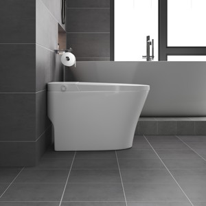 WC intelligent monobloc moderne en céramique avec chasse d'<span class=keywords><strong>eau</strong></span> automatique à capteur - Product Image 2