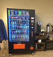 Distributeur automatique de boissons et de snacks grande capacité 24h/24, avec système de réfrigération, distributeur de boissons froides