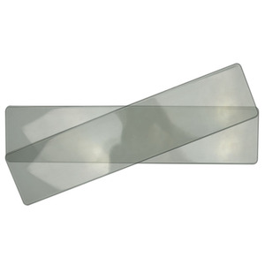 Cadre de plaque d'immatriculation personnalisé, couverture transparente pour plaque d'immatriculation pour la protection contre la poussière et la pluie, film de protection pour plaque d'immatriculation 52*11.5CM - Product Image 1