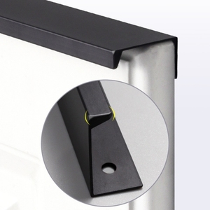 Poignées de meuble invisibles, poignées latérales en aluminium pour portes de placard coulissantes, poignées encastrées pour armoires de cuisine - Product Image 4
