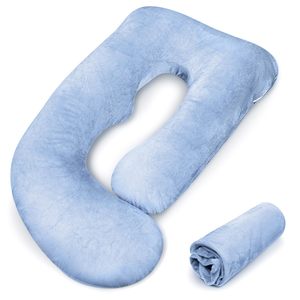 Wholesale Comfortable Functional Pregnant Women Nursery <b>U</b> Shape Full Body Support Therapy Sleep Pillow Removable Cover - Product Image 6