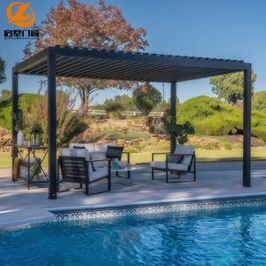 Pergola di Lusso in Lega di Alluminio Resistente, Impermeabile e Antivento, Standard Australiano, per Climi Rigidi, Cortili e <span class=keywords><strong>Giardini</strong></span> <span class=keywords><strong>Esterni</strong></span> - Product Image 1