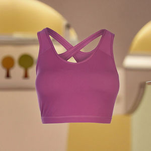 Wholesale Children's Sports Bras 4-16 Gym Training Bra Tops Breathable Fitness Yoga Sports Wear Designed for Age Group - Product Image 2