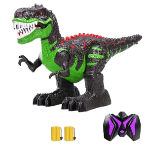 <span class=keywords><strong>Juguete</strong></span> de Dinosaurio T-Rex Eléctrico Realista con Pulverizador, <span class=keywords><strong>Robot</strong></span> Dinosaurio Recargable que Escupe Fuego, Juguetes de Dinosaurios a Control Remoto para Niños - Product Image 1