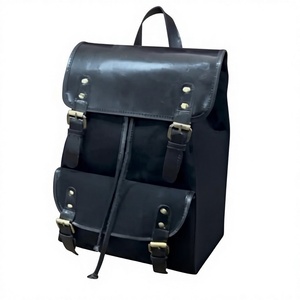 BS INTERNATIONAL Porte-documents pour ordinateur portable en cuir véritable fait main, style coréen moderne, écologique, durable, imperméable, antichoc, convertible - Product Image 3