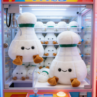 Boneka Bulu Tangkis Lucu 8 inci, Boneka Hewan, Mainan Kartun Anime untuk Anak-anak, Cocok untuk Mesin Cakar