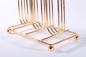 Home office cafe alimentazione cialda di caffè cremagliera verniciato a polvere irom filo di metallo in oro rosa 42 di capsule di caffè carosello titolare - Product Image 5