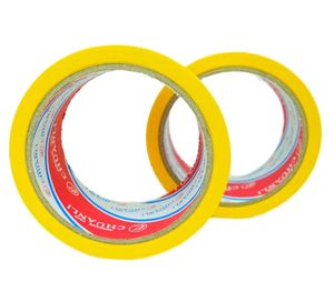 Cinta de Papel Crepé Adhesiva Acrílica Resistente al Calor Chuanli MK-10 Amarilla de 50 mm en Rollo <span class=keywords><strong>Jumbo</strong></span>, Fácil de Rasgar, para Pintura de Automóviles y Uso General - Product Image 4