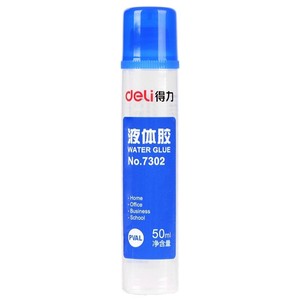Deli Liquid Glue 50Ml Pval Water Based Transparent For Office School Craft Use - Product Image 3