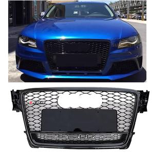Grille de pare-chocs avant ALLWELL compatible avec <span class=keywords><strong>Audi</strong></span> <span class=keywords><strong>A4</strong></span> B8, mise à niveau vers grille RS4, 2008-2012, ventilation de pare-chocs avant améliorée pour <span class=keywords><strong>A4</strong></span> - Product Image 2