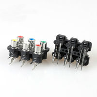 Connecteurs jack RCA prise audio, 5 pièces, fiche femelle pour montage pcb
