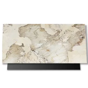 Custom luxury stone decor pandora Quartzite slabs backlit patagonia granite for villa project