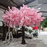 RK166 Arbres artificiels de fleurs de cerisier de haute qualité pour la décoration de table de mariage et de fête