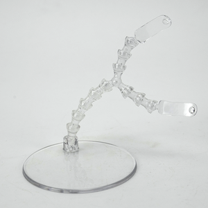 Пластиковая прозрачная акриловая гибкая Регулируемая подставка для мини-кукол высотой ниже 20 см - Product Image 2