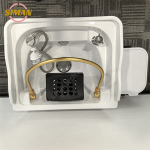 Tête thérapeutique mobile de bassin de shampooing de chauffage d'eau de Siman pour l'usage portatif de maison de soins infirmiers de salon de beauté de station thermale thaïlandaise avec le lit de cuvette - Product Image 4