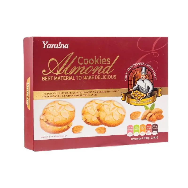 Biscuits Chaoyouwei 250g collation causale en gros biscuits aux noix alimentaires Biscuits aux amandes Brenda