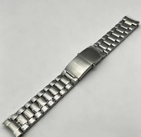 Bracelet de montre en métal 904L, 18 mm, 20 mm, 22 mm, extrémités courbées, bracelet présidentiel en acier inoxydable massif pour Omega Seamaster Geneve
