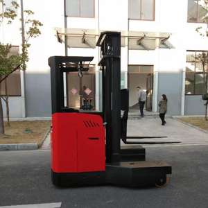 Montacargas Eléctrico de Alta Resistencia de 2000 kg, Apilador Eléctrico de 2 Toneladas, Altura de Elevación de 7 m, Montacargas de Almacén con Asiento y Alcance de 4 Direcciones - Product Image 2