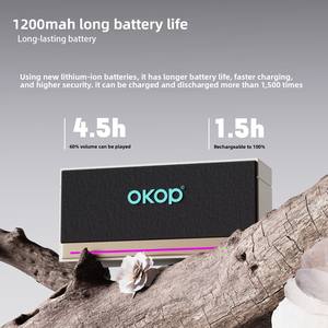 สำหรับลำโพง BT RGB ไฟโดยรอบปริมาณสูงอายุการใช้งานแบตเตอรี่ยาวนานเดสก์ท็อปบ้านกลางแจ้งกันน้ำ - Product Image 4