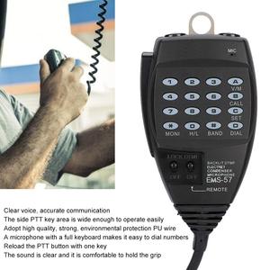 DTMF <b>Microphone</b> 8 Pin <b>Microphone</b> EMS-57 PU Wire 8 Pin with Full Keyboard PTT Button for DR‑135 DR‑635 DR‑435 DR‑235MIC - Product Image 4