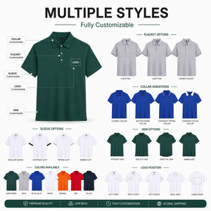 Camisa Unisex con Cuello a Cuadros, Manga Corta, Compresión, Profesional, para Equipo de Negocios, Tallas Grandes S-4XL, Personalizable - Product Image 3