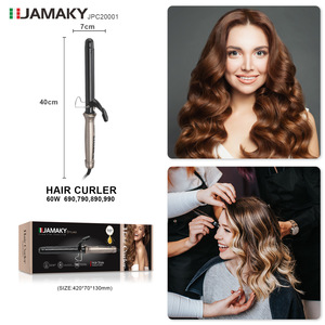 Rizador de Pelo JAMAKY con Tubo de 19 mm, Longitud de 175 mm, Pantalla LED y Ajustes de Calor para Peinado - Product Image 2