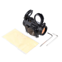 LAMBUL – Lunette optique tactique compacte 1X22, viseur point rouge, montage discret pour la chasse avec capuchon de protection et luminosité réglable