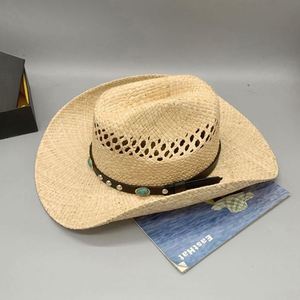 Chapeau <span class=keywords><strong>de</strong></span> <span class=keywords><strong>cowboy</strong></span> en paille <span class=keywords><strong>de</strong></span> marque Sombrero, vente en gros, tendance 2023 - Product Image 5