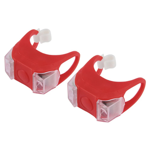 Sixième génération grenouille lampe Double oeil lampe Balance voiture landau Silicone voyant d'avertissement vélo lumière accessoires - Product Image 4