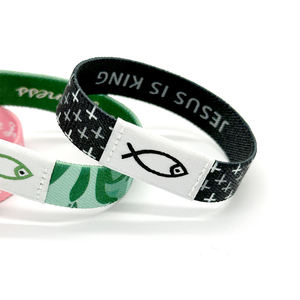 New Arrival 13.56Mhz NFC Elastic Wristband RFID Woven Elastic Fabric Bracelet for <b>Access</b> <b>Control</b> Factory Price - Product Image 5