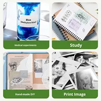 Imprimante thermique portable sans encre Phomemo T02 version anglaise pour imprimante domestique portable 53 mm CE FCC RoHS IC