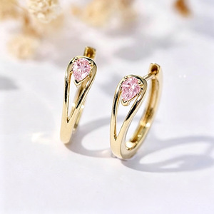 Pendientes de Oreja Coloridos para Mujer, Accesorios Simples para Uso Diario - Product Image 3
