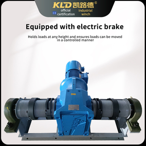 Двойная барабанная лебедка, четыре веревки, синхронизированные сидячие вертикальные подъемные европейские промышленные лебедки могут быть настроены - Product Image 5