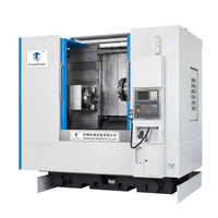 Mesin Bubut Vertikal CNC Presisi Tinggi dengan Sistem FANUC 0i-TF