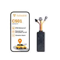 Traceur GPS filaire mondial pour véhicules, étanche, avec coupure moteur à distance par relais, sans frais d'abonnement, SOS