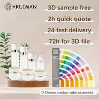 Ensemble de flacons cosmétiques en verre de luxe vides de 120 ml