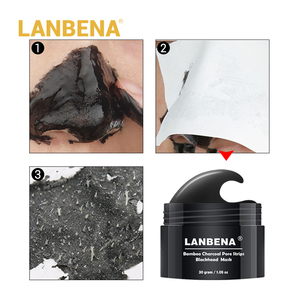 <span class=keywords><strong>LANBENA</strong></span> carbón de la espinilla máscara tiras de poro pelar máscara pore minimizer suero - Product Image 6