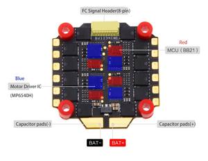 Baromètre F405 V4 OSD 60A <span class=keywords><strong>3</strong></span> à 8S Contrôleur de vol 30.5x30.5mm et pile ESC 4in1 pour drone <span class=keywords><strong>Freestyle</strong></span> FPV - Product Image 5
