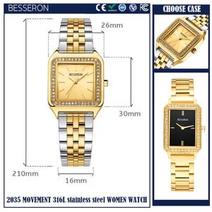 Reloj de Cuarzo Clásico para Mujer, Superventas 2026, con Diamantes CVD, Acero Inoxidable, Joyería de Lujo, Los Mejores Relojes de Lujo - Product Image 5