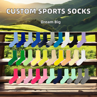 Chaussettes de cheville unisexes en coton de compression personnalisées avec logo Crew pour hommes, athlétisme, course à pied, tennis, concepteur OEM, 50 paires antibactériennes