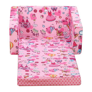 <span class=keywords><strong>Tumbona</strong></span> <span class=keywords><strong>plegable</strong></span> para niños con tela lavable y cojín extraíble, muebles para niños, sofá para niños - Product Image 6