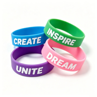 Bracelet en silicone élastique personnalisable, imperméable, Chenda, pour hommes/femmes, religieux, avec inscription biblique, cadeau promotionnel