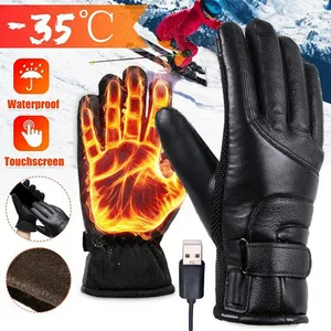 Mydays Outdoor Winter Wasserdichtes wiederauf lad bares Motorrad Reiten Warme beheizte Handschuhe mit USB-Ladeans chluss