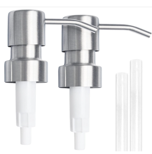 Dispensadores de jabón para encimera de baño (níquel cepillado, paquete de 2) dispensador de loción de jabón - Product Image 1