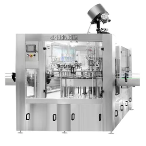 Máquina de enchimento linear automática de garrafas, para vinho, cerveja, uísque, champanhe