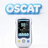 Oxymètre de pouls portatif OSCAT Veterinary Equipment 4 pouces avec moniteur SpO2 PR et batterie au lithium pour clinique vétérinaire