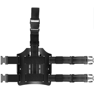 Holster tactique à fixation sur cuisse, droitier, à dégagement rapide, pochette de ceinture, niveau 3, dégagement au pouce, universel pour G17/19/43 - Product Image 2