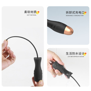 Masseur de pénis vibrant USB, étanche, rechargeable, pour stimulation masculine - Product Image 2